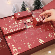Laden Sie das Bild in den Galerie-Viewer, Malen nach Zahlen Adventskalender 2025 - Frohe Weihnachten (Rot - 12 Türchen)