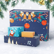 Laden Sie das Bild in den Galerie-Viewer, Malen nach Zahlen Adventskalender 2025 - Fröhlich &amp; Festlich (Blau - 12 Türchen)