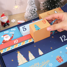 Laden Sie das Bild in den Galerie-Viewer, Malen nach Zahlen Adventskalender 2025 - Fröhlich &amp; Festlich (Blau - 12 Türchen)