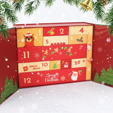 Laden Sie das Bild in den Galerie-Viewer, Malen nach Zahlen Adventskalender 2025 - Fröhlich &amp; Festlich (Rot - 12 Türchen)
