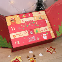 Laden Sie das Bild in den Galerie-Viewer, Malen nach Zahlen Adventskalender 2025 - Fröhlich &amp; Festlich (Rot - 12 Türchen)