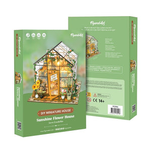 Miniaturhaus - Sonniges Gewächshaus