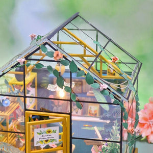 Miniaturhaus - Sonniges Gewächshaus