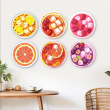 Laden Sie das Bild in den Galerie-Viewer, Mini Serie Malen nach Zahlen - Scheiben Ø20cm (6 Stück) - Ein Hauch von Sommer