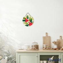 Laden Sie das Bild in den Galerie-Viewer, Malen nach Zahlen auf Holzscheibe - Preiselbeeren