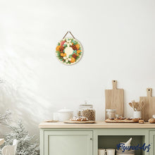 Laden Sie das Bild in den Galerie-Viewer, Malen nach Zahlen auf Holzscheibe - Kiefer- und Zitruskranz