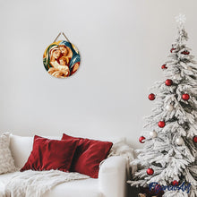 Laden Sie das Bild in den Galerie-Viewer, Malen nach Zahlen auf Holzscheibe - Heilige Familie