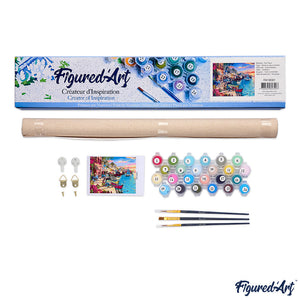 Aquarell-Pariser Garten