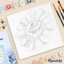 Laden Sie das Bild in den Galerie-Viewer, Mini Malen nach Zahlen mit Rahmen - Hübsche Margerite