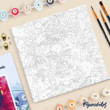 Laden Sie das Bild in den Galerie-Viewer, Mini Malen nach Zahlen mit Rahmen - Kostbarer Buddha