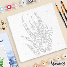 Laden Sie das Bild in den Galerie-Viewer, Mini Malen nach Zahlen mit Rahmen - Fettige Pflanze