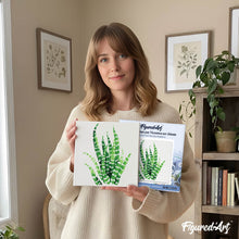 Laden Sie das Bild in den Galerie-Viewer, Mini Malen nach Zahlen mit Rahmen - Fettige Pflanze