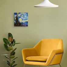 Laden Sie das Bild in den Galerie-Viewer, Mini Malen nach Zahlen mit Rahmen - Van Gogh - Sternennacht