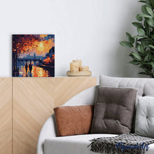 Laden Sie das Bild in den Galerie-Viewer, Mini Malen nach Zahlen mit Rahmen - Romantische Nacht