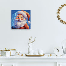 Laden Sie das Bild in den Galerie-Viewer, Mini Malen nach Zahlen mit Rahmen - Lächelnder Weihnachtsmann