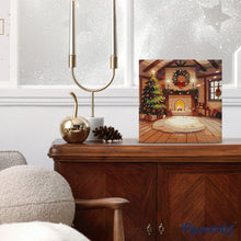 Laden Sie das Bild in den Galerie-Viewer, Mini Malen nach Zahlen mit Rahmen - Gemütliches Weihnachtszimmer
