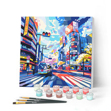 Laden Sie das Bild in den Galerie-Viewer, Mini Malen nach Zahlen mit Rahmen - Shibuya Pop Art