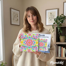 Laden Sie das Bild in den Galerie-Viewer, Mini Malen nach Zahlen mit Rahmen - Schmetterlings-Mandala