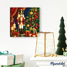 Laden Sie das Bild in den Galerie-Viewer, Mini Malen nach Zahlen mit Rahmen - Weihnachts-Nussknacker