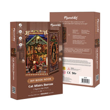Laden Sie das Bild in den Galerie-Viewer, Book Nook - Katzenangelegenheiten Büro