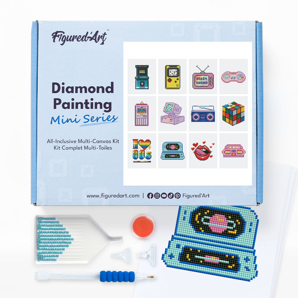 Mini Serie Diamond Painting - Retro-Gaming und Popkultur