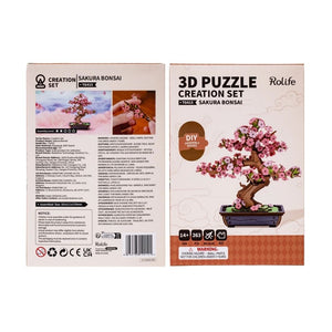 3D Puzzle - Sakura-Bonsai