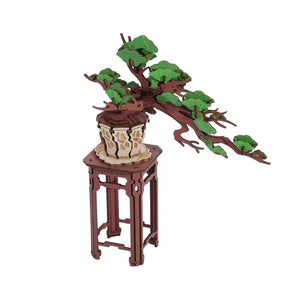 3D Puzzle - Immergrüner Kiefern-Bonsai