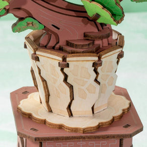 3D Puzzle - Immergrüner Kiefern-Bonsai