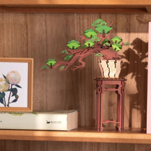 Laden Sie das Bild in den Galerie-Viewer, 3D Puzzle - Immergrüner Kiefern-Bonsai
