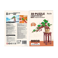 Laden Sie das Bild in den Galerie-Viewer, 3D Puzzle - Immergrüner Kiefern-Bonsai