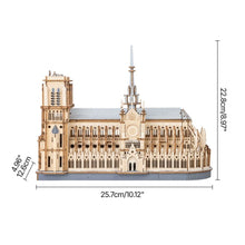 Laden Sie das Bild in den Galerie-Viewer, 3D Puzzle - Kathedrale von Paris