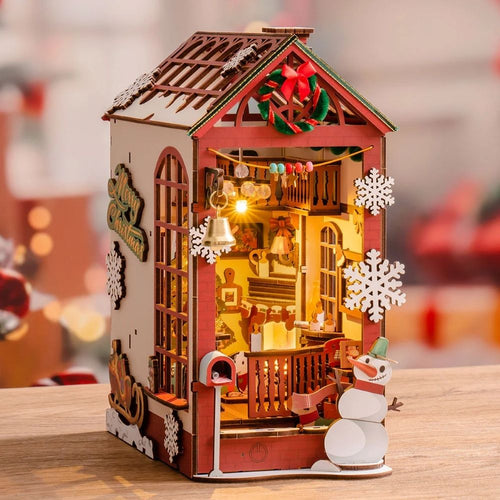 Book Nook - Weihnachtsinzenario