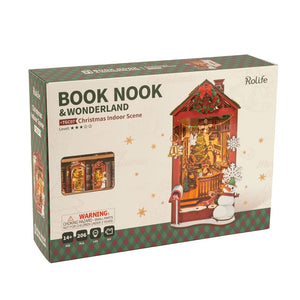 Book Nook - Weihnachtsinzenario