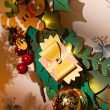 Laden Sie das Bild in den Galerie-Viewer, 3D Puzzle - Weihnachtskranz