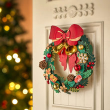 Laden Sie das Bild in den Galerie-Viewer, 3D Puzzle - Weihnachtskranz