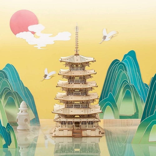 3D Puzzle - Fünfstöckige Pagode