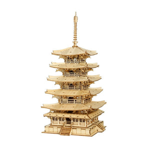 3D Puzzle - Fünfstöckige Pagode