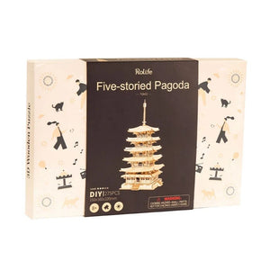 3D Puzzle - Fünfstöckige Pagode