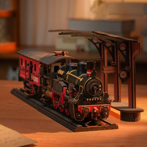 3D Puzzle - Vintage-Dampfzug