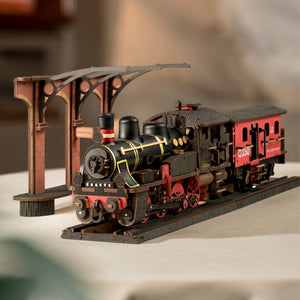3D Puzzle - Vintage-Dampfzug