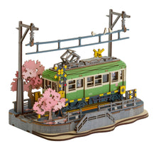 Laden Sie das Bild in den Galerie-Viewer, 3D Puzzle - Sakura-Straßenbahnfahrt