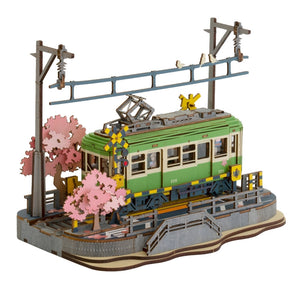 3D Puzzle - Sakura-Straßenbahnfahrt