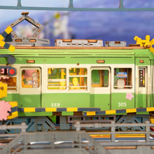 Laden Sie das Bild in den Galerie-Viewer, 3D Puzzle - Sakura-Straßenbahnfahrt