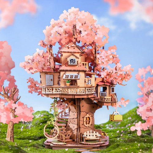 3D Puzzle - Sakura-Baumhaus