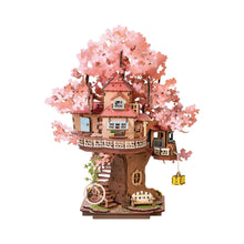 Laden Sie das Bild in den Galerie-Viewer, 3D Puzzle - Sakura-Baumhaus
