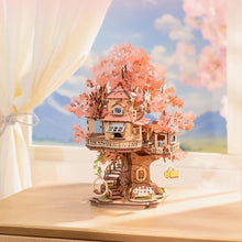 Laden Sie das Bild in den Galerie-Viewer, 3D Puzzle - Sakura-Baumhaus