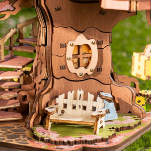 3D Puzzle - Sakura-Baumhaus
