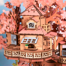 Laden Sie das Bild in den Galerie-Viewer, 3D Puzzle - Sakura-Baumhaus
