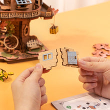 Laden Sie das Bild in den Galerie-Viewer, 3D Puzzle - Sakura-Baumhaus