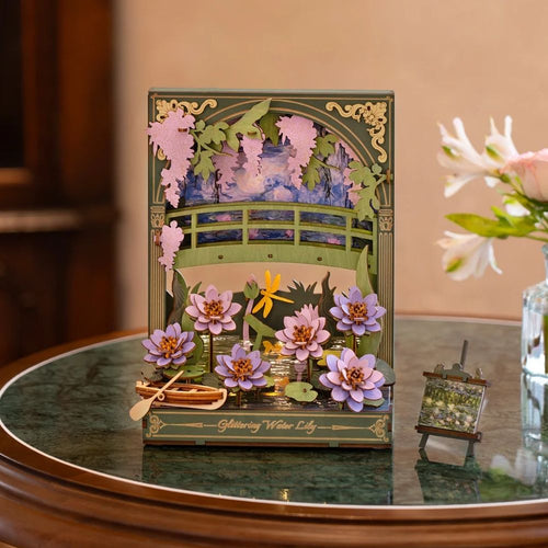 3D Puzzle - Glitzernde Seerose